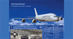 Desktop Screenshot of aeropodcast.com