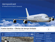 Tablet Screenshot of aeropodcast.com